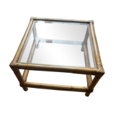 Rattan coffee table