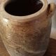 Terracotta pot with two vintage decorative handles