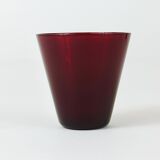 Quatre verres à boire Kartio de Kaj Franck style milieu du siècle par Nuutajarvi Nottsjo Finlande