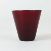 Four Kartio drinking glasses by Kaj Franck, mid-century style, from Nuutajärvi Nottsjö, Finland.