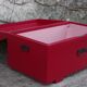 Repainted red trunk, 1960s