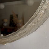 Miroir lumineux « verre dépoli » style Hillebrand milieu du siècle