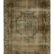 Turkish Anatolian Handmade Vintage Rug 243 cm x 150 cm