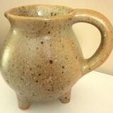 Tripod pitcher in glazed ceramic, signed Périgord pottery, 1950s/1960s