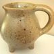 Tripod pitcher in glazed ceramic, signed Périgord pottery, 1950s/1960s