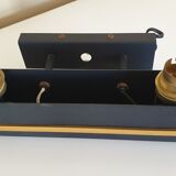 Wall lamp Arlus brass prespex 1950/1960 vintage