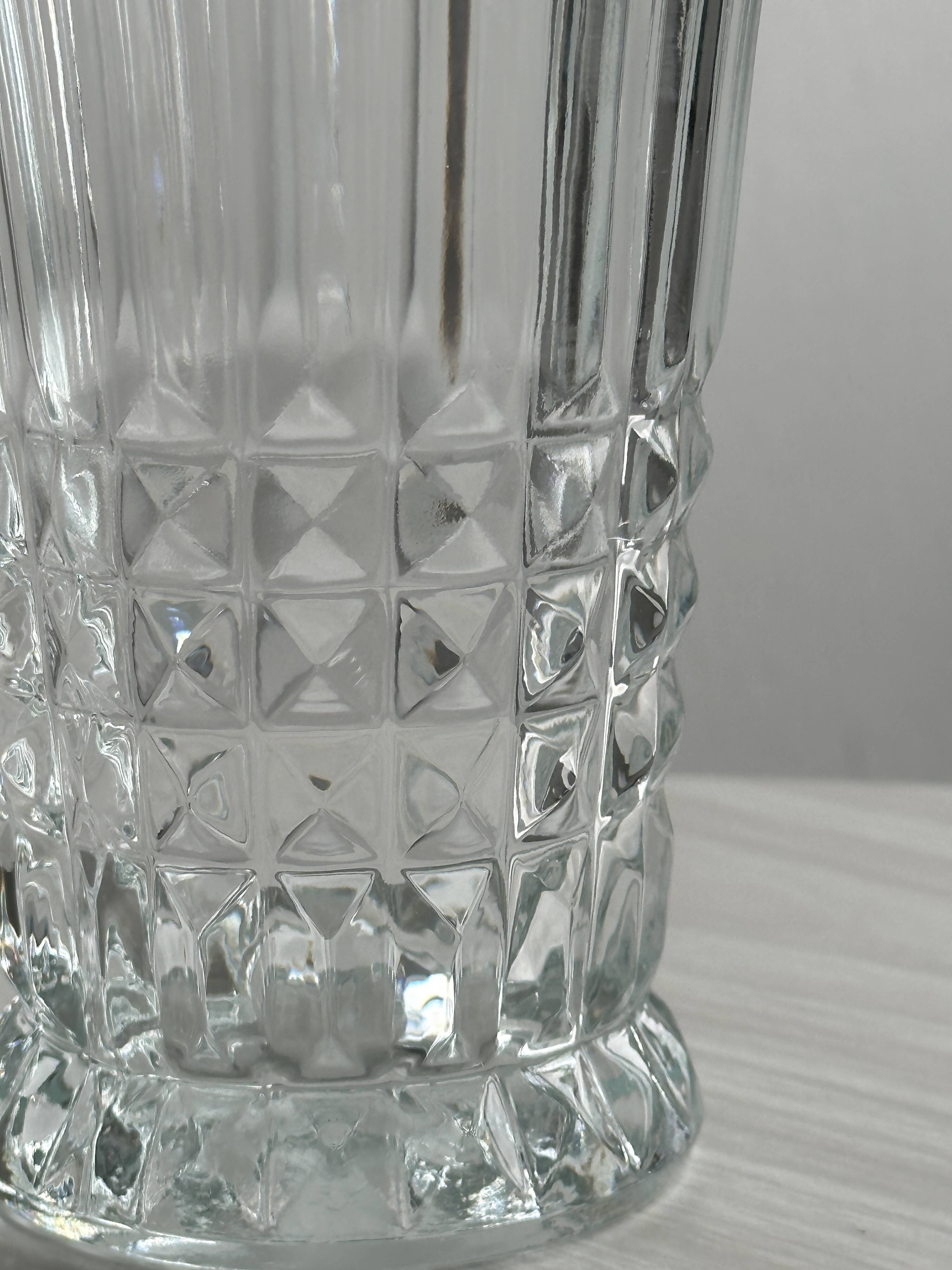 Vintage pressed glass vase