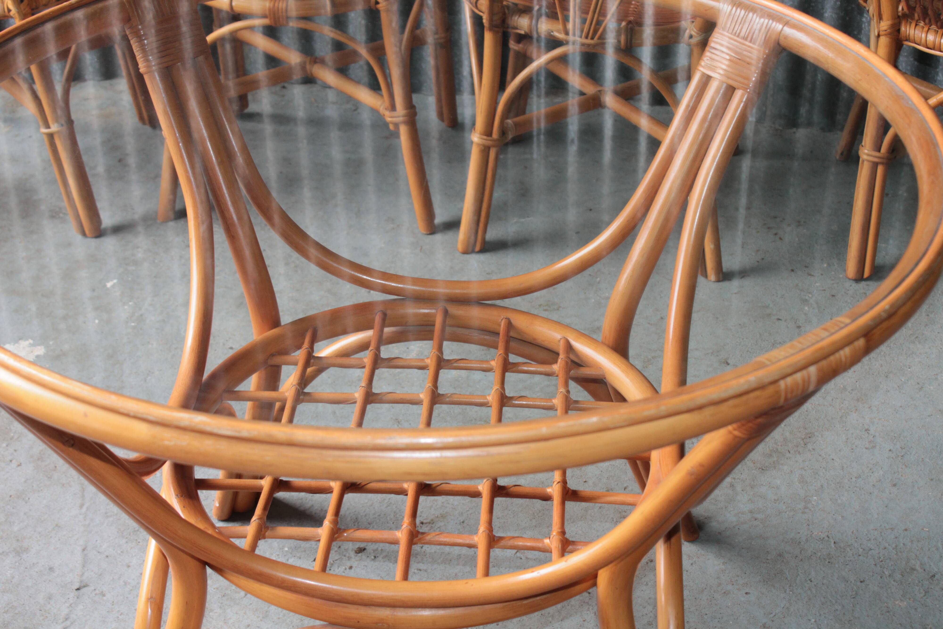 Rattan dining set