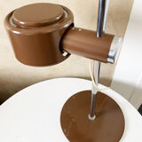 Piccolo brown and chrome table lamp by Lyfa Of Denmark, 1970s