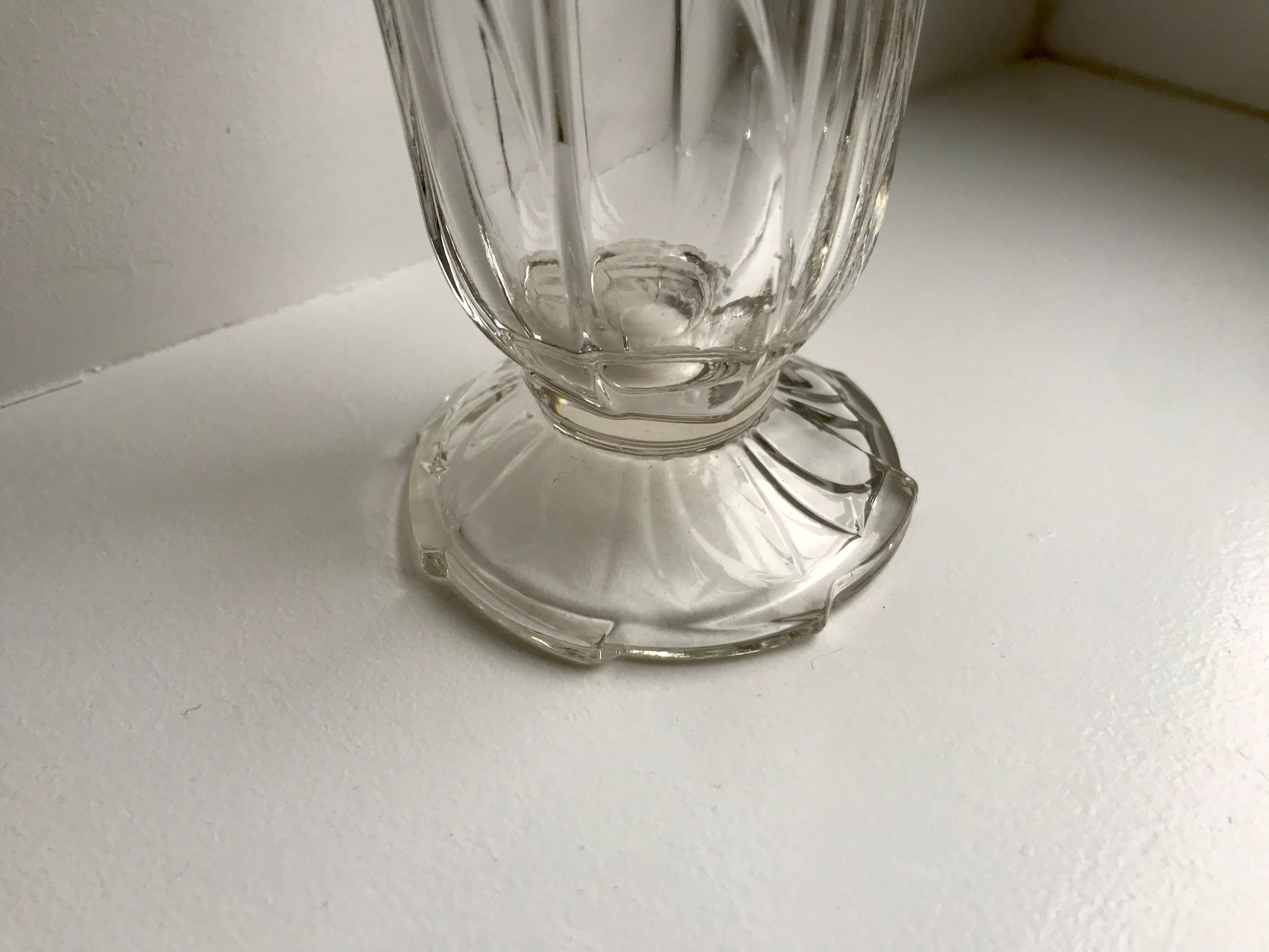 60s glass vase