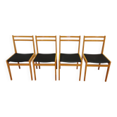Chaises de salle à manger en bois scandinaves vintage - Branko Ursic STOL Kamnik, ensemble de 2