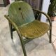 Fauteuil Baumann vert, années 70