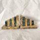 Pair of marble art deco bookends