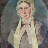Portrait huile