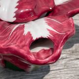 Ceramic teapot with cabbage slip