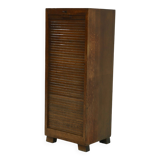 Meuble à porte tambour Art Déco de l'école d'Amsterdam 1920