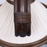 Fantastic Rattan Floor lamp and table 1970s