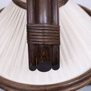 Fantastic Rattan Floor lamp and table 1970s