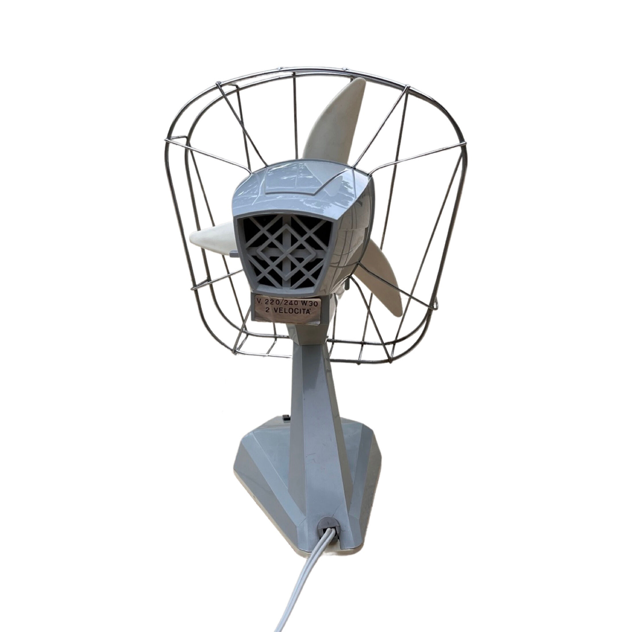 Mid-century modern table fan, Italy 1970s