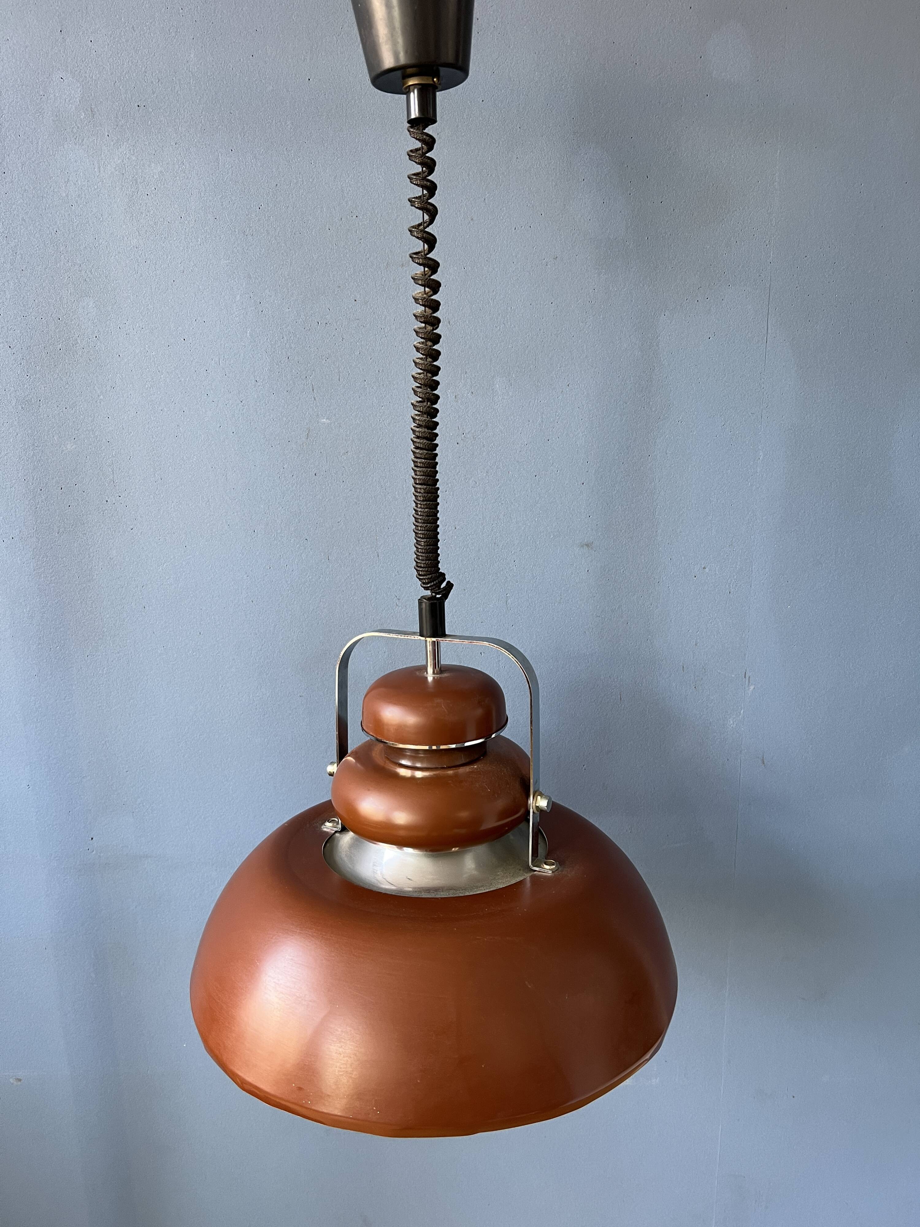 Vintage Anvia space age pendant lamp