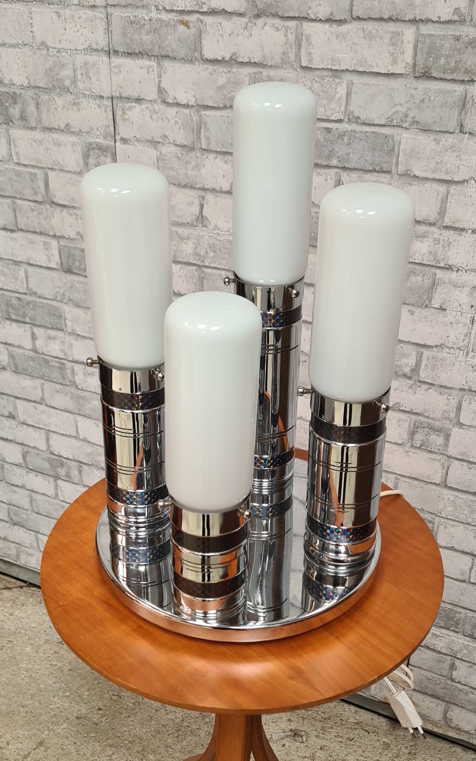 Space Age lamp in Murano glass in the Carlo Nason style, Mazzega, Italy, 1970