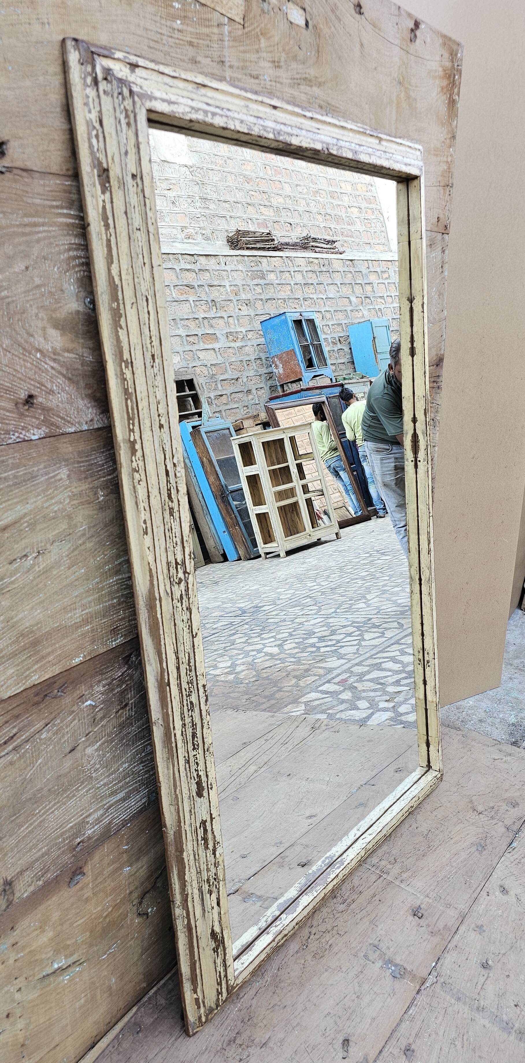 Teak mirror from Burma