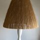Lampadaire art déco 1950 bois et corde
