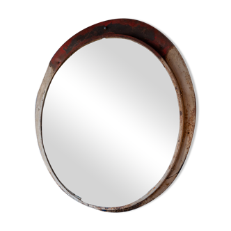 Industrial czech convex railway mirror, 1960s - 135cm