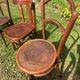 Set of 6 Thonet and Fishel bistro chairs, early 20th century