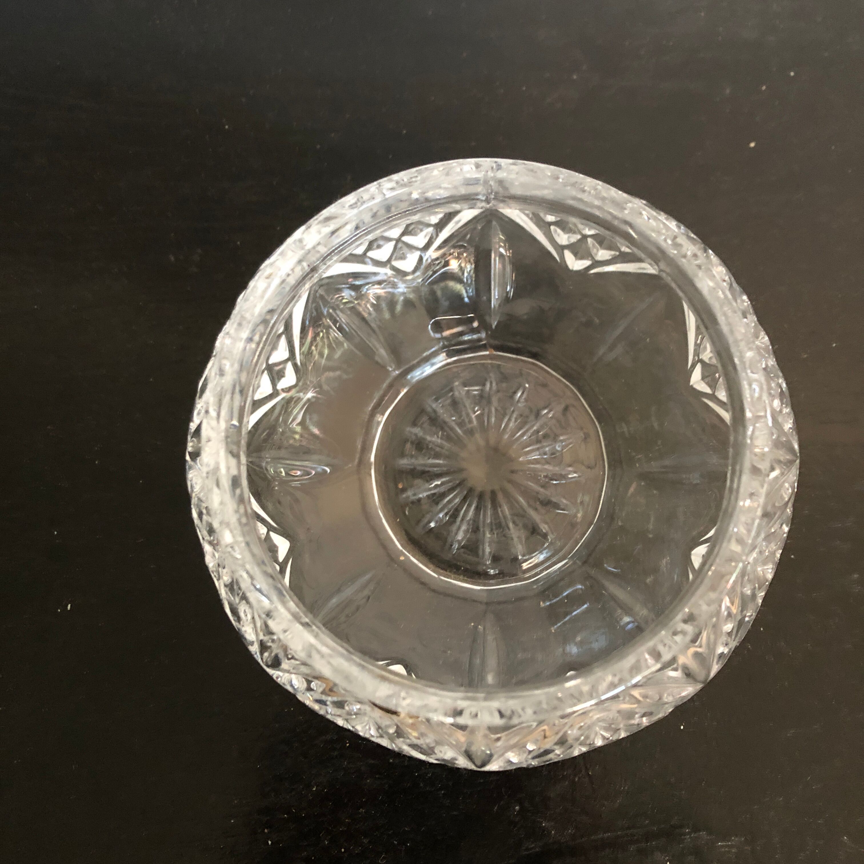Crystal ball vase