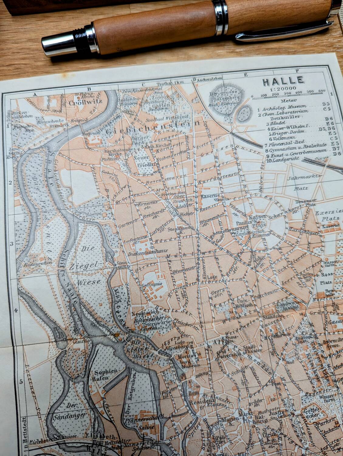 Printed in 1914, Halle-on-Saale, Germany.