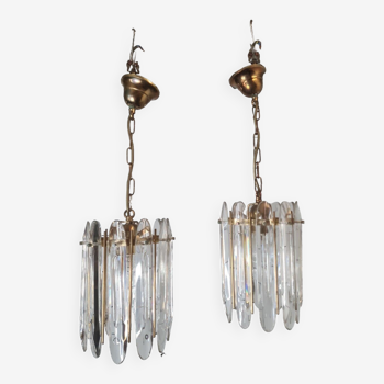 Chandeliers Murano Crystal ceiling lamps from the 70