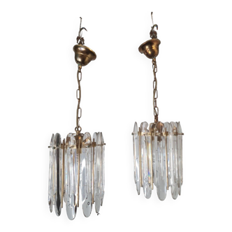 Chandeliers Murano Crystal ceiling lamps from the 70