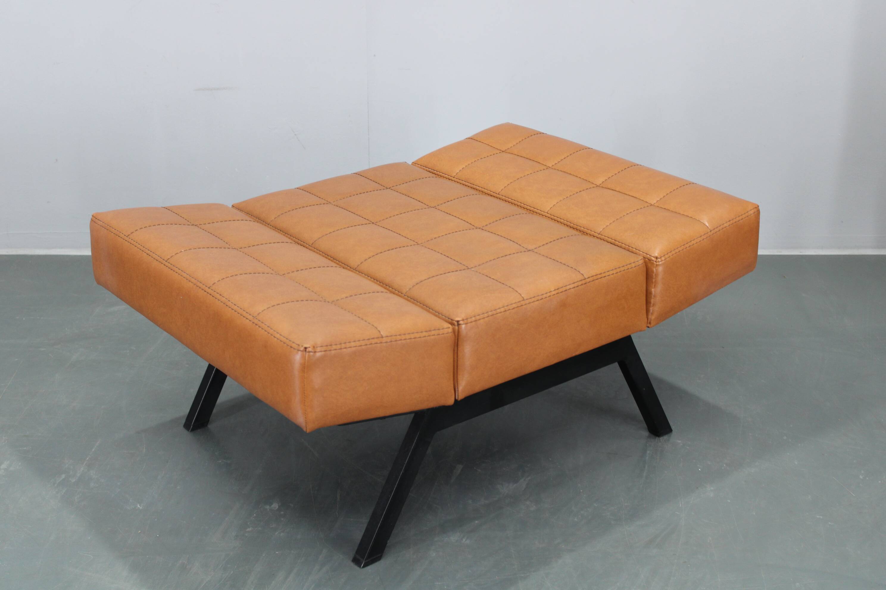 1970s Brevetti IPE Set Of Three RARE Convertible Lounge Chairs, Italy
