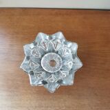 Vintage origami style crystal vase