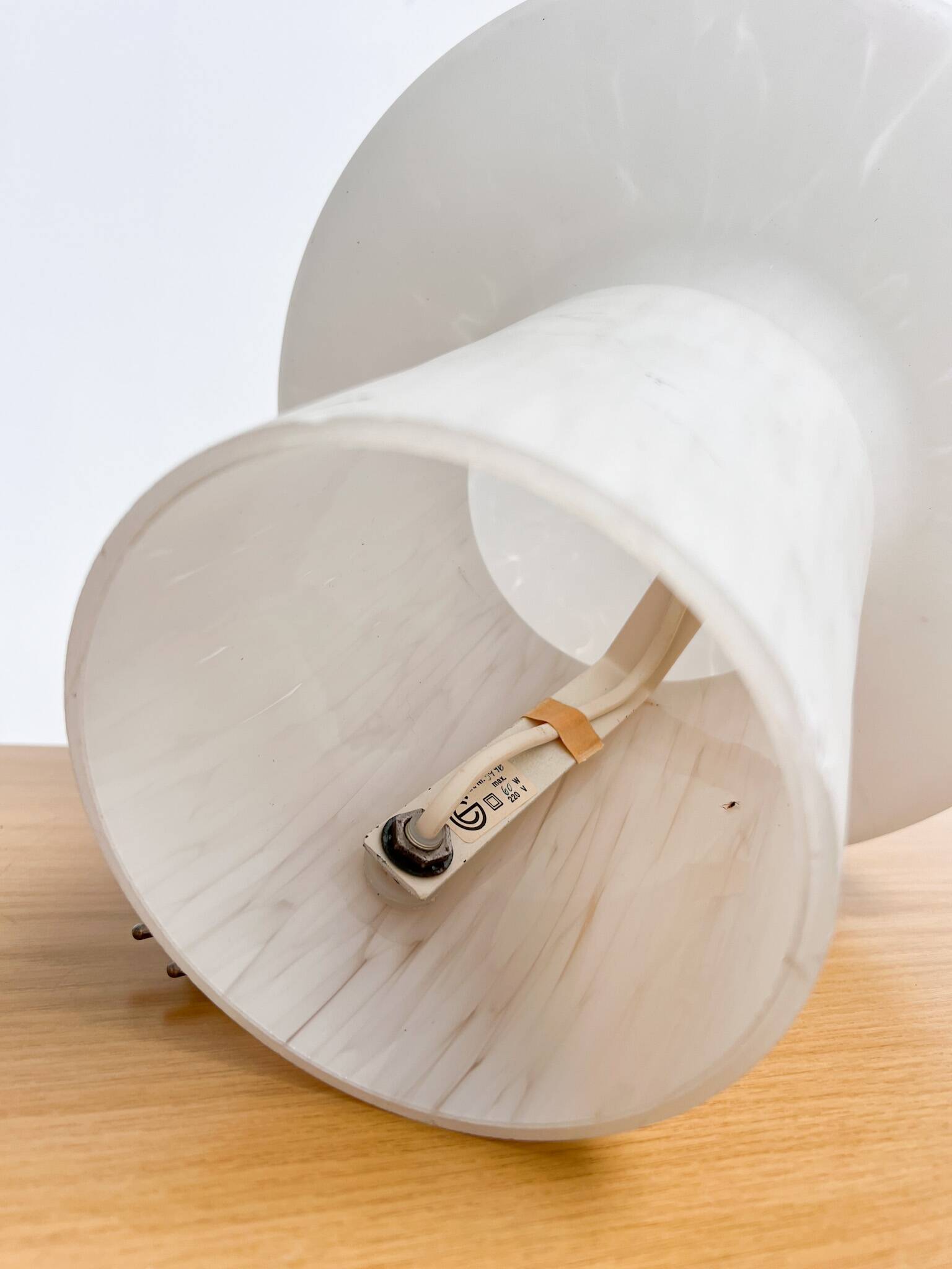 Mushroom 54 96 table lamp by Eckert Glas, 1960s