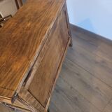Wooden storage bench
