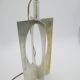 Lamp brass nickel-plated chrome year 70