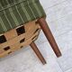 1960s, Danish armchair, green furniture wool, teak wood.