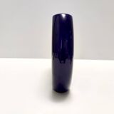 Geometrical Blue Glazed Vase by Pietro Arosio for Parravicini, Italy