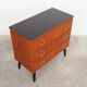 Commode en teck, design suédois, années 1970, fabriquée en Suède