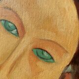 Portrait of a woman in oil