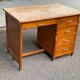 American wooden desk with 5 drawers
