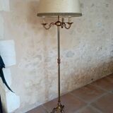 Vintage brass floor lamp
