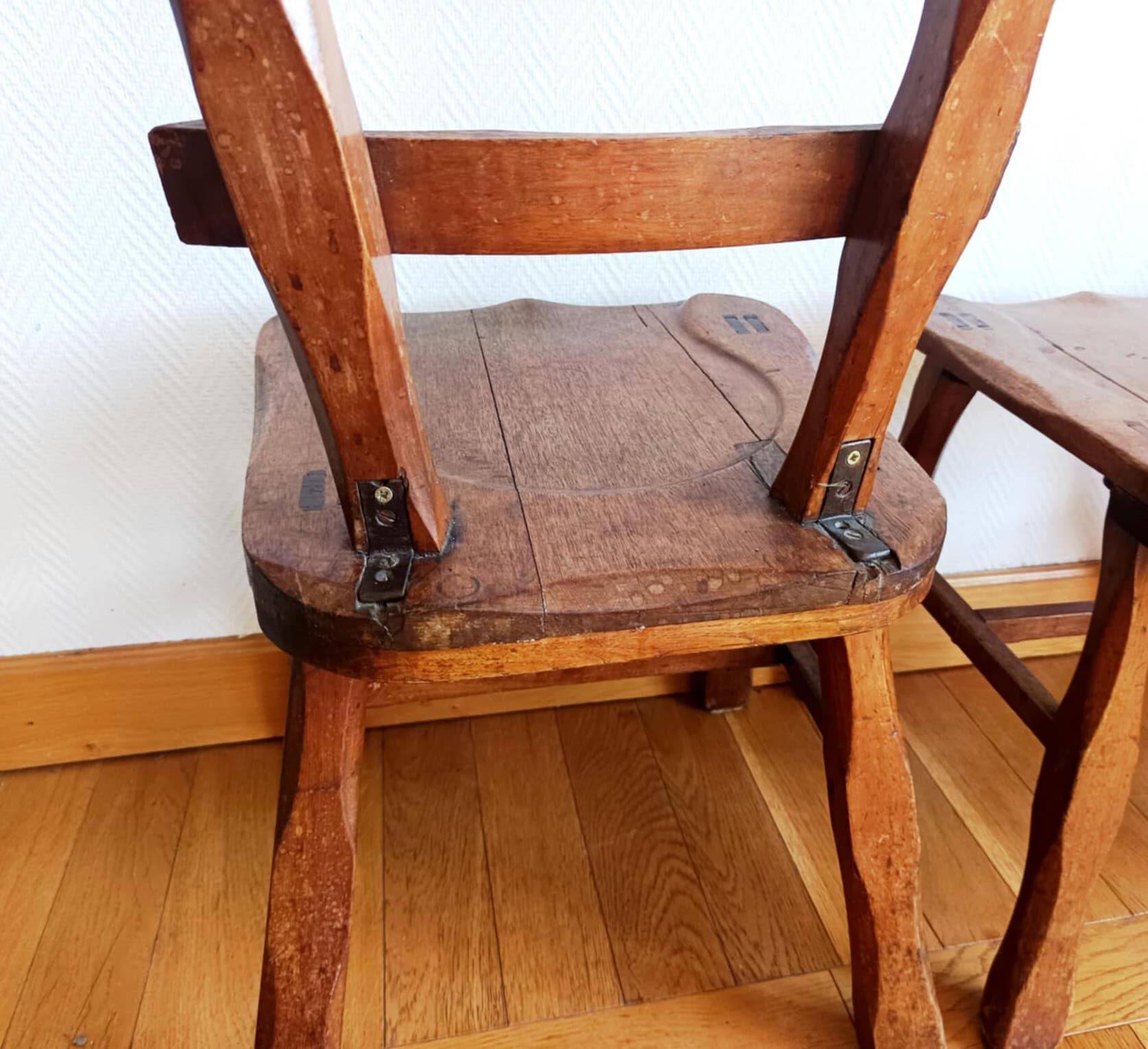 Brutalist ranch-style chair