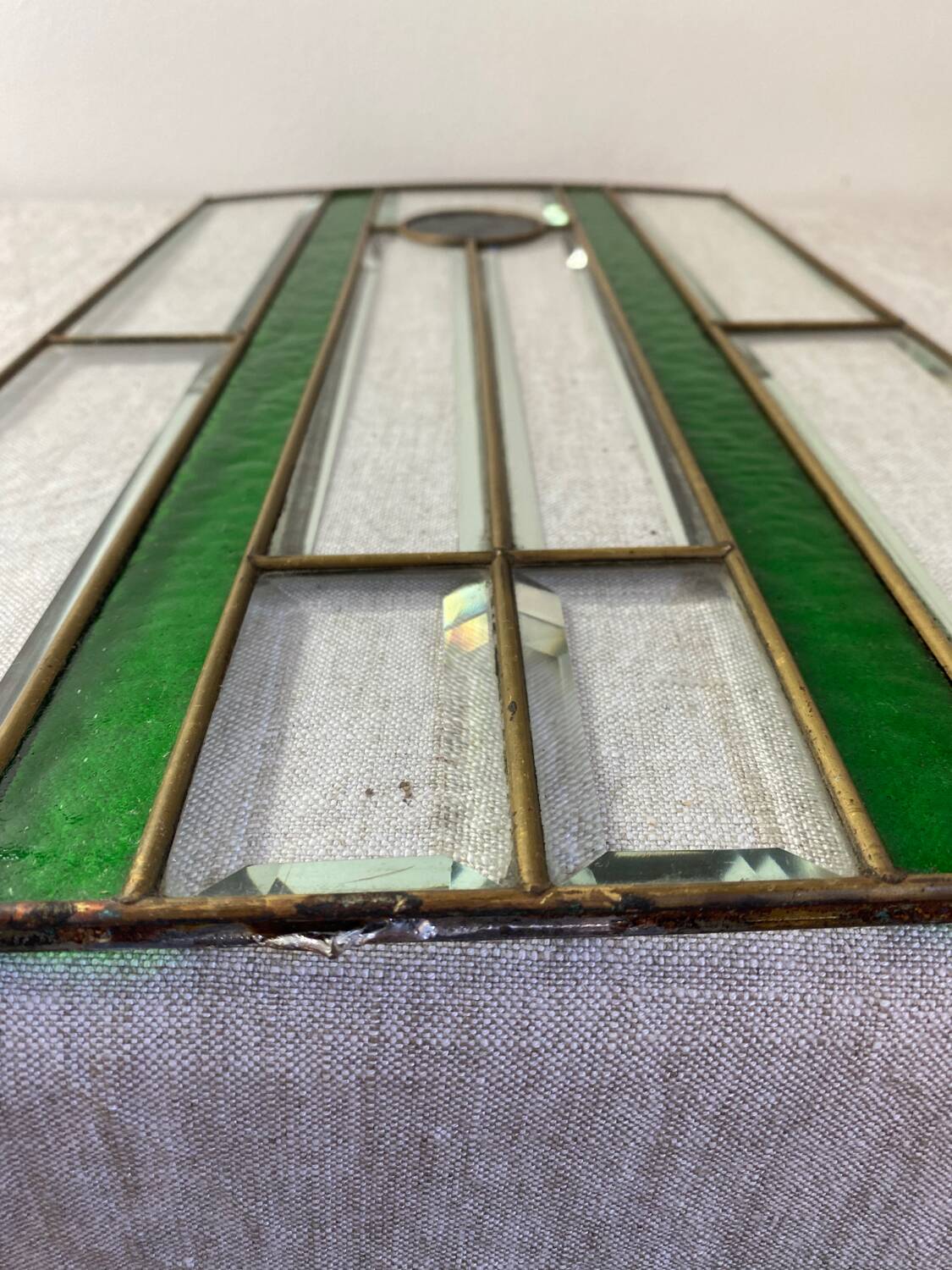 Stained glass beveled and cabochon