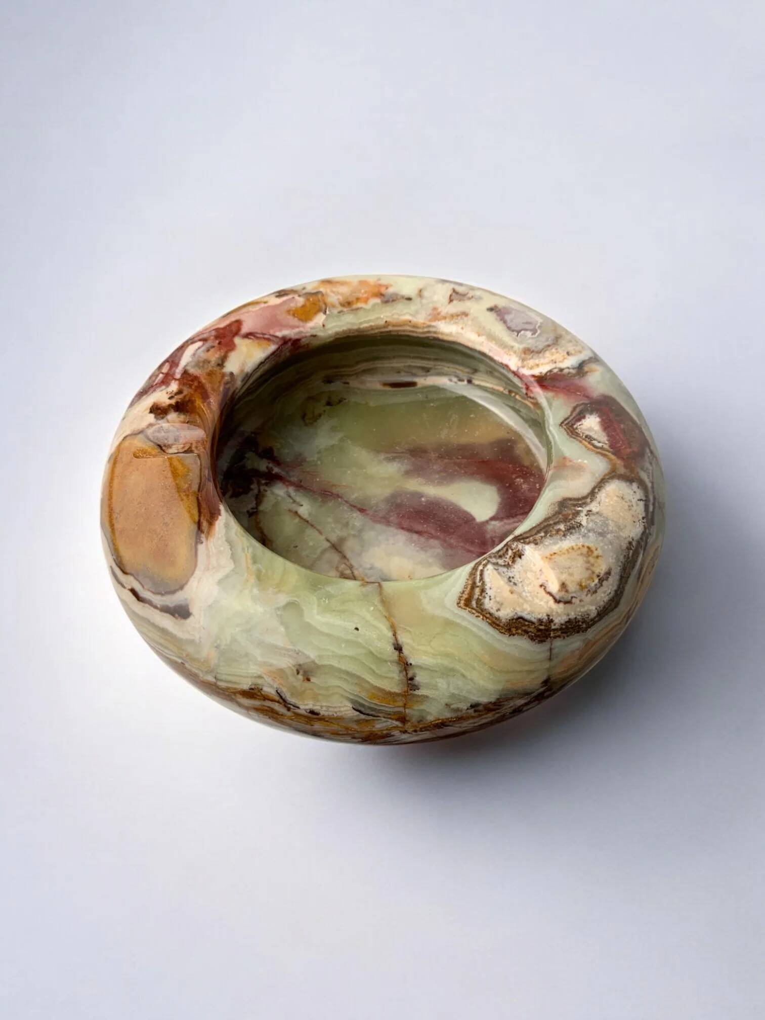 Mid-century onyx catchall ashtray, Italy, 1970