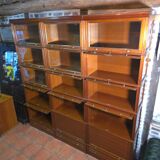 Modular vintage MD bookshelf in mahogany
