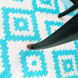 Black patina bedside table