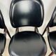 6 Pégase Baumann chairs, black, 1960s